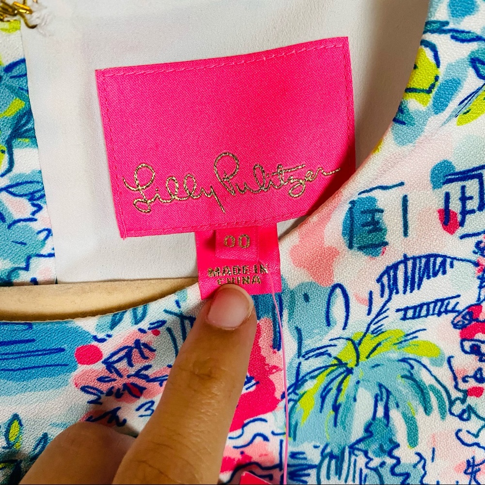 Lilly Pulitzer Marli Shift Dress Postcard Positano - Picture 5 of 11